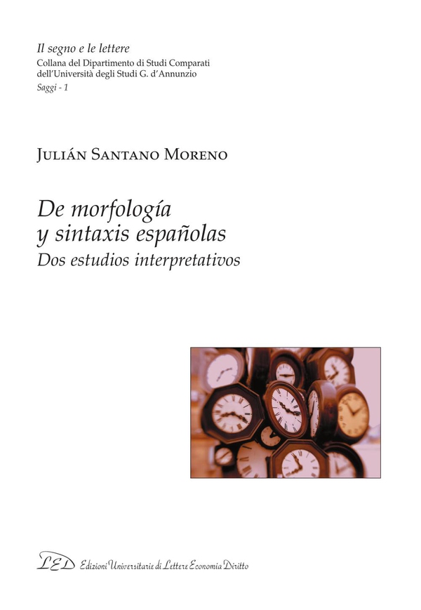 De morfología y sintaxis españolas - Librerie.coop De morfología y sintaxis españolas - Librerie.coop