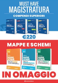 Must have magistratura: Kit 4 compendi superiori + 3 Mappe e schemi - Librerie.coop