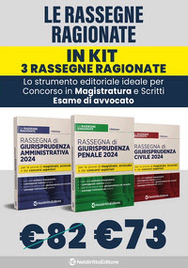 Kit le rassegne ragionate di Civile, Penale e Amministrativo - Librerie.coop Kit le rassegne ragionate di Civile, Penale e Amministrativo - Librerie.coop