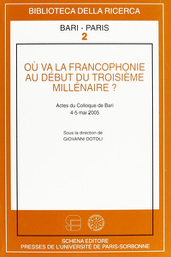Où va la francophonie au début du troisième millénaire? - Librerie.coop Où va la francophonie au début du troisième millénaire? - Librerie.coop