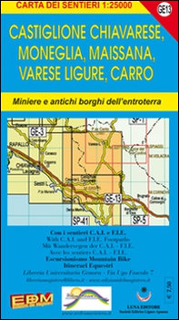 GE 13 Castiglione Chiavarese, Moneglia, Maissana, Varese Ligure, Carro - Librerie.coop