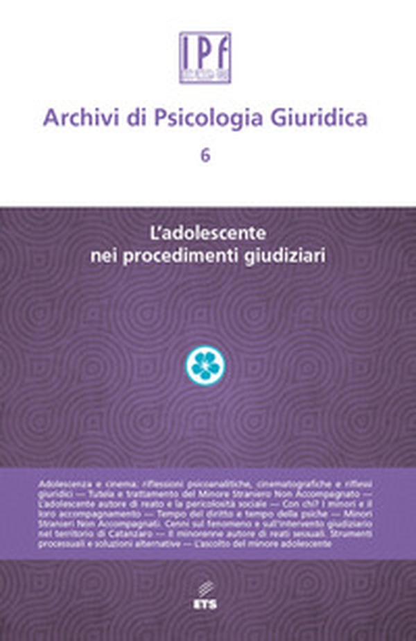 Archivi di psicologia giuridica - Vol. 6 - Librerie.coop Archivi di psicologia giuridica - Vol. 6 - Librerie.coop