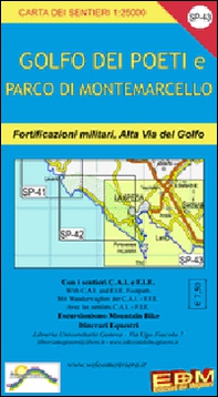 SP 43 Golfo dei Poeti, La Spezia, Lerici, Bocca di Magra, Portovenere 1:25.000 - Librerie.coop