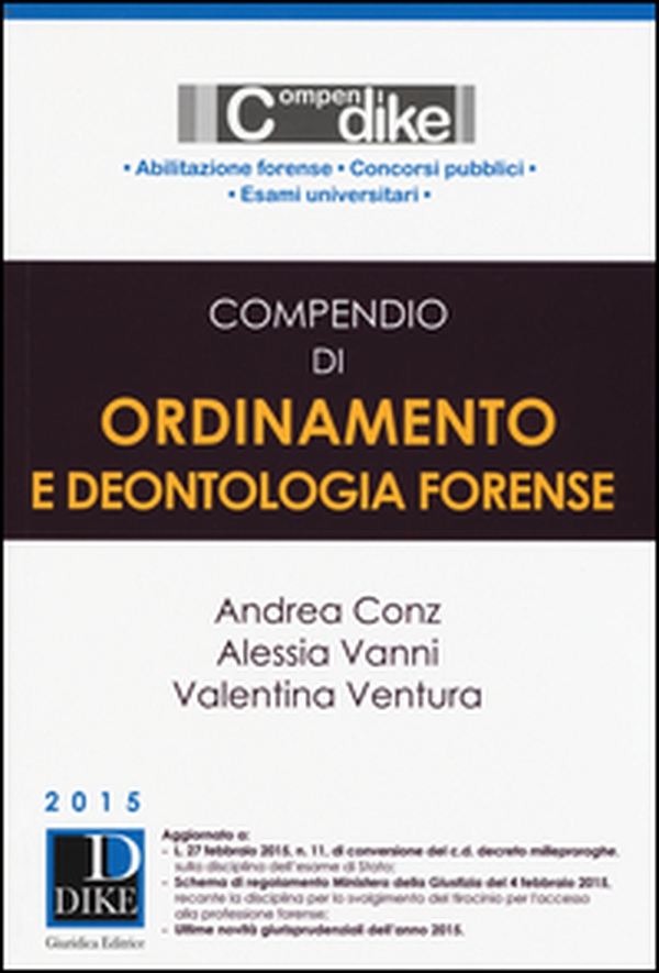 Compendio di ordinamento e deontologia forense - Librerie.coop Compendio di ordinamento e deontologia forense - Librerie.coop