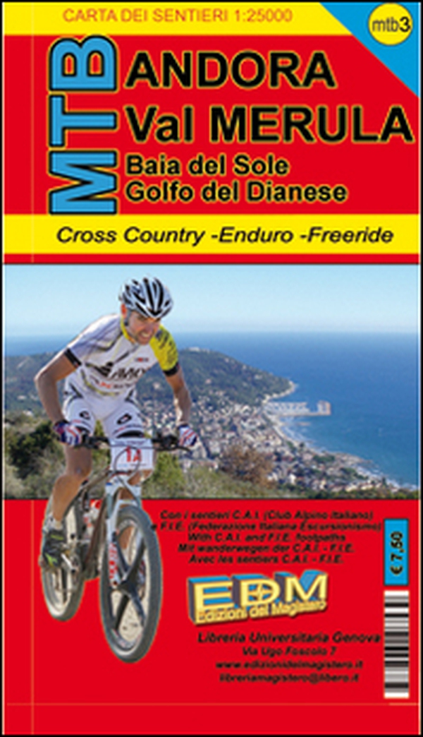 MTB-3 Andora. Carte sentieri di Liguria per mountain bike MTB VTT - Librerie.coop MTB-3 Andora. Carte sentieri di Liguria per mountain bike MTB VTT - Librerie.coop
