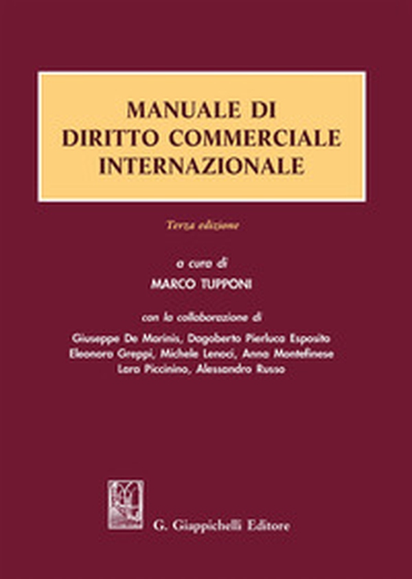 Manuale di diritto commerciale internazionale - Librerie.coop Manuale di diritto commerciale internazionale - Librerie.coop