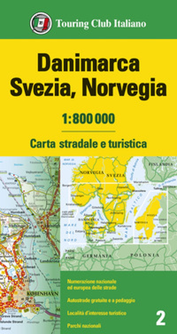 Danimarca, Svezia, Norvegia 1:800.000. Carta stradale e turistica - Librerie.coop Danimarca, Svezia, Norvegia 1:800.000. Carta stradale e turistica - Librerie.coop