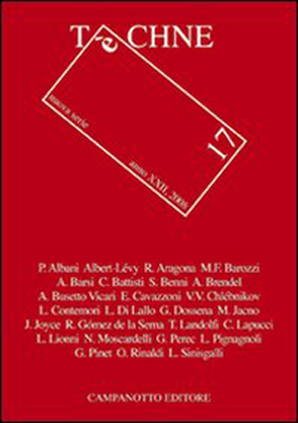 Techne - Vol. 17 - Librerie.coop Techne - Vol. 17 - Librerie.coop