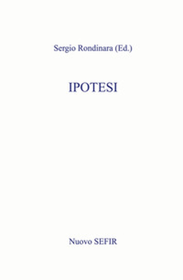 Ipotesi - Librerie.coop Ipotesi - Librerie.coop