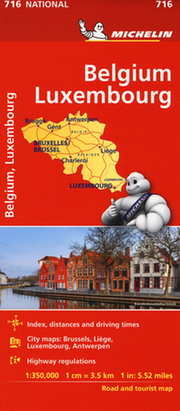 Belgio, Lussemburgo 1:350.000 - Librerie.coop Belgio, Lussemburgo 1:350.000 - Librerie.coop