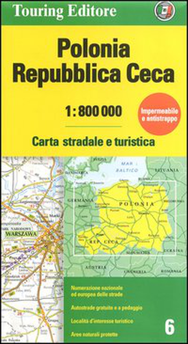 Polonia, Repubblica Ceca 1:800.000. Carta stradale e turistica - Librerie.coop Polonia, Repubblica Ceca 1:800.000. Carta stradale e turistica - Librerie.coop