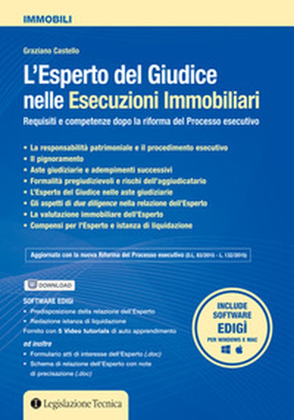L'esperto del giudice nelle esecuzioni immobiliari. Requisiti e competenze dopo la riforma del processo esecutivo - Librerie.coop L'esperto del giudice nelle esecuzioni immobiliari. Requisiti e competenze dopo la riforma del processo esecutivo - Librerie.coop