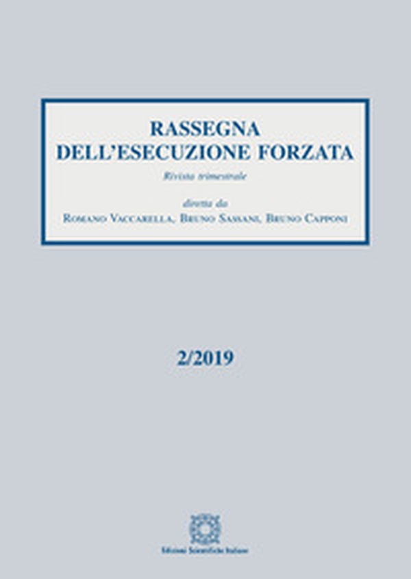 Rassegna dell'esecuzione forzata - Librerie.coop Rassegna dell'esecuzione forzata - Librerie.coop
