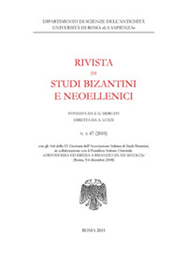 Rivista di studi bizantini e neoellenici. Ediz. anastatica - Librerie.coop Rivista di studi bizantini e neoellenici. Ediz. anastatica - Librerie.coop