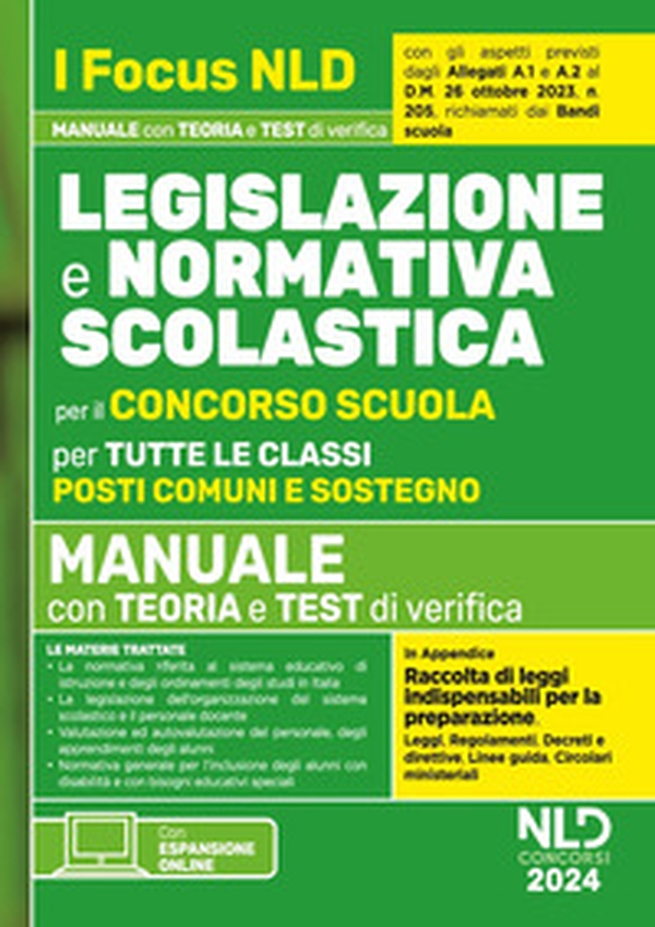 Normativa scolastica per il Concorso Scuola. Manuale per tutte le classi - Librerie.coop Normativa scolastica per il Concorso Scuola. Manuale per tutte le classi - Librerie.coop