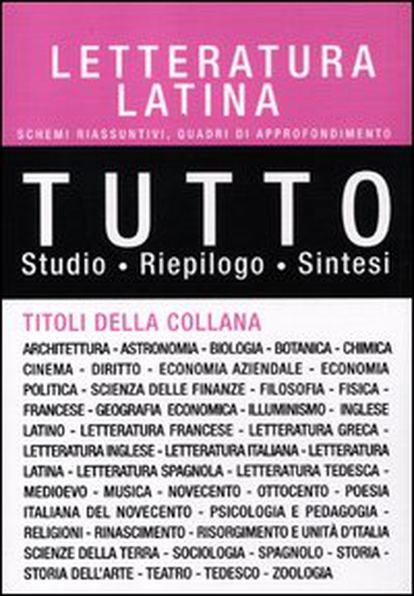 Tutto letteratura latina - Librerie.coop Tutto letteratura latina - Librerie.coop