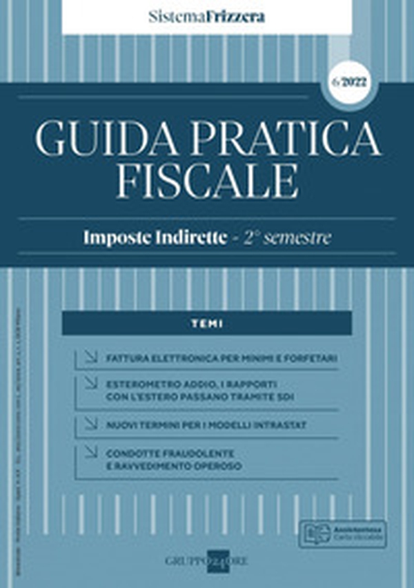 Guida pratica fiscale. Imposte indirette 2022 - Vol. 1A - Librerie.coop Guida pratica fiscale. Imposte indirette 2022 - Vol. 1A - Librerie.coop