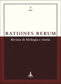 Rationes rerum. Rivista di filologia e storia - Vol. 7 - Librerie.coop