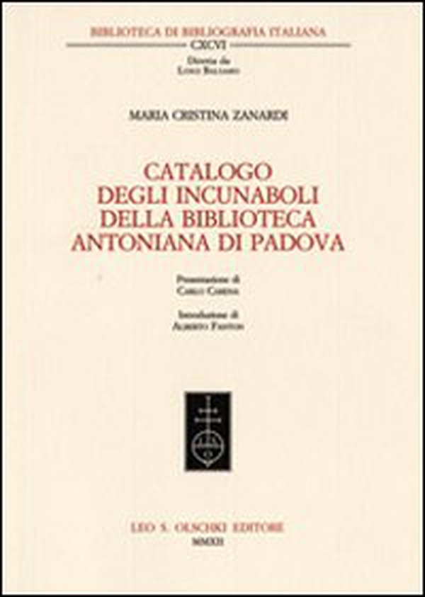 Catalogo degli incunaboli della Biblioteca Antoniana di Padova - Librerie.coop Catalogo degli incunaboli della Biblioteca Antoniana di Padova - Librerie.coop