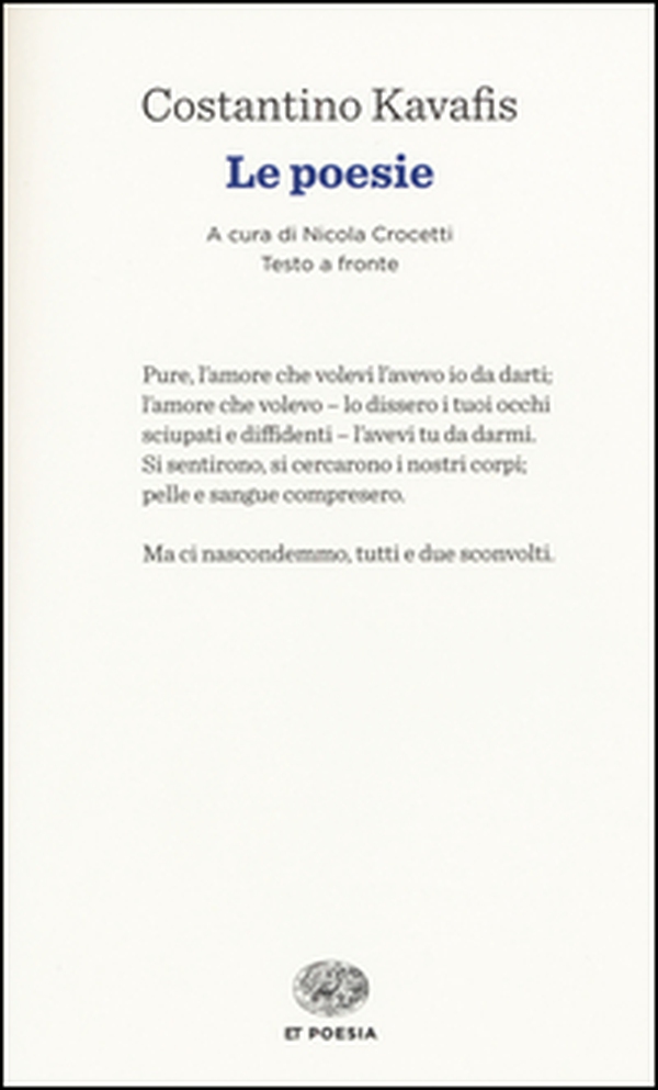 Le poesie. Testo greco a fronte - Librerie.coop Le poesie. Testo greco a fronte - Librerie.coop