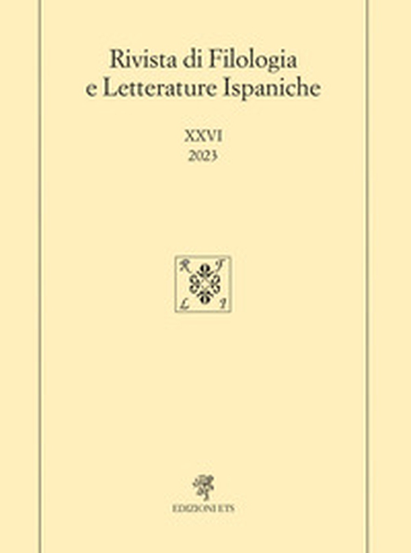 Rivista di filologia e letterature ispaniche - Vol. 26 - Librerie.coop Rivista di filologia e letterature ispaniche - Vol. 26 - Librerie.coop