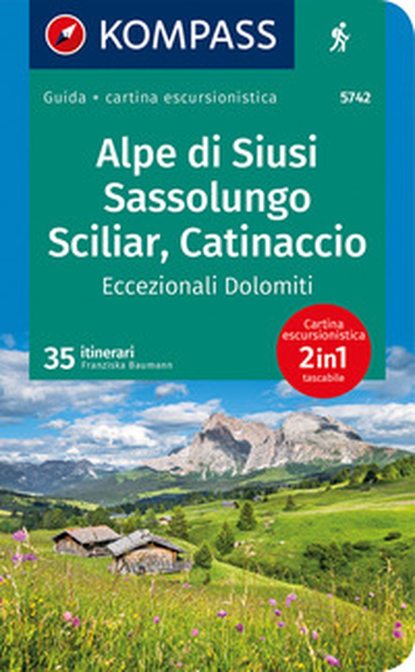 Guida escursionistica n. 5742. Alpe di Siusi, Sassolungo, Sciliar, Catinaccio, Eccezionali Dolomiti. Con carta - Librerie.coop Guida escursionistica n. 5742. Alpe di Siusi, Sassolungo, Sciliar, Catinaccio, Eccezionali Dolomiti. Con carta - Librerie.coop