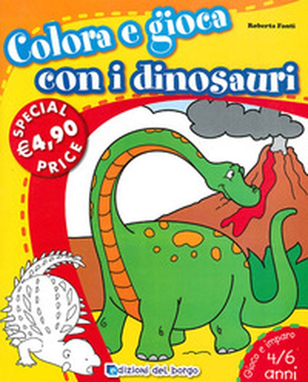 Colora e gioca con i dinosauri - Librerie.coop Colora e gioca con i dinosauri - Librerie.coop