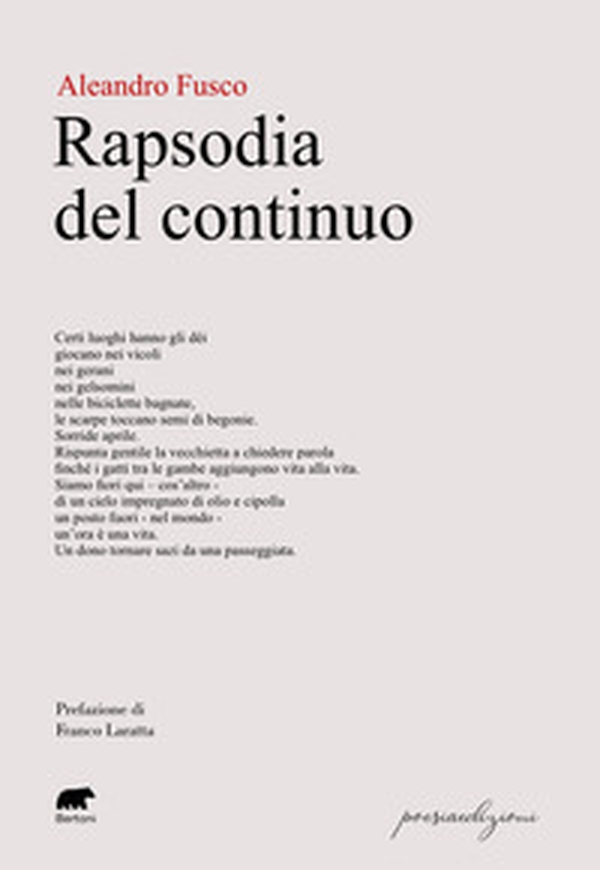 Rapsodia del continuo - Librerie.coop Rapsodia del continuo - Librerie.coop