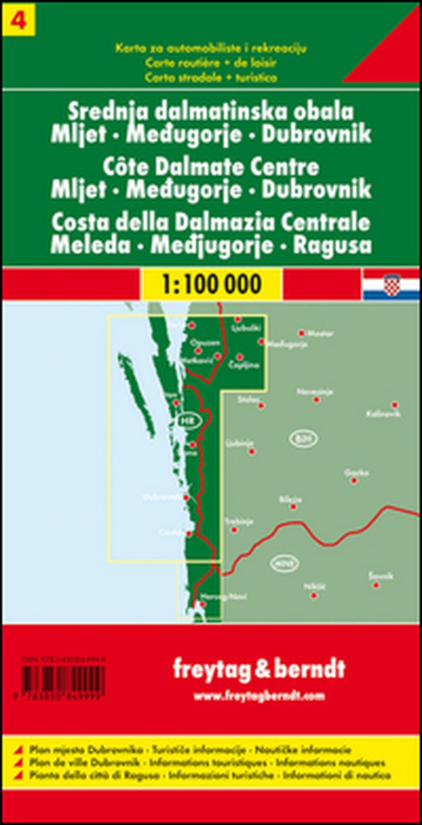 Costa Dalmata 4 1:100 000 - Librerie.coop Costa Dalmata 4 1:100 000 - Librerie.coop