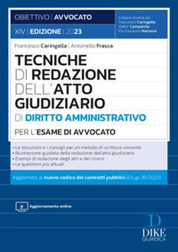 Tecniche di redazione dell'atto giudiziario di diritto amministrativo per l'esame di avvocato - Librerie.coop Tecniche di redazione dell'atto giudiziario di diritto amministrativo per l'esame di avvocato - Librerie.coop