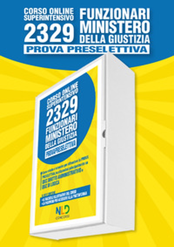 Corso online super intensivo 2329 funzionari del Ministero della Giustizia. Prova preselettiva - Librerie.coop Corso online super intensivo 2329 funzionari del Ministero della Giustizia. Prova preselettiva - Librerie.coop