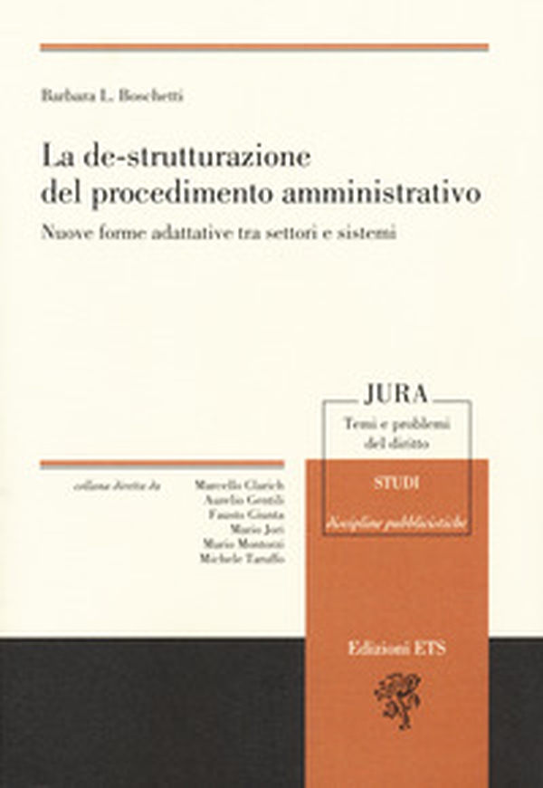 La de-strutturazione del procedimento amministrativo. Nuove forme adattative tra settori e sistemi - Librerie.coop La de-strutturazione del procedimento amministrativo. Nuove forme adattative tra settori e sistemi - Librerie.coop