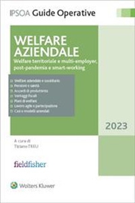 Welfare aziendale. Welfare territoriale e multi-employer, post-pandemia e smart working - Librerie.coop