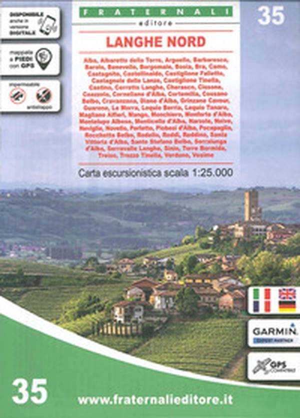 Carta n. 35. Langhe Nord. Carta escursionistica 1:25.000 - Librerie.coop Carta n. 35. Langhe Nord. Carta escursionistica 1:25.000 - Librerie.coop