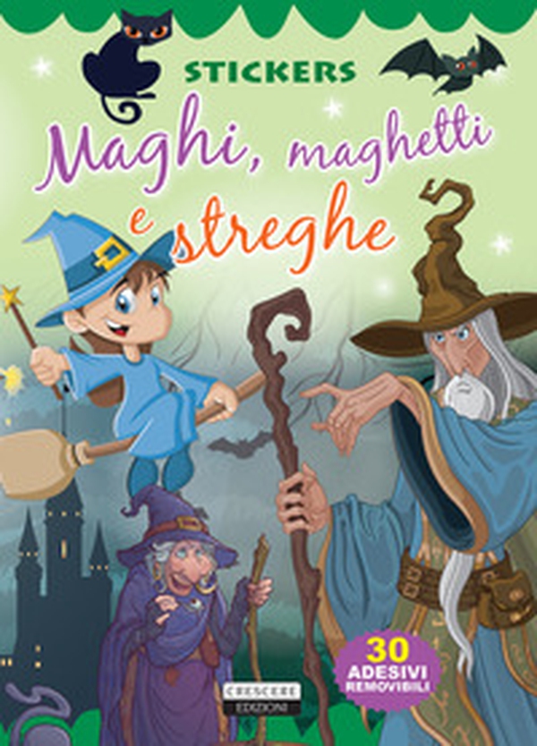 Maghi, maghetti e streghe. Con 30 adesivi removibili - Librerie.coop Maghi, maghetti e streghe. Con 30 adesivi removibili - Librerie.coop