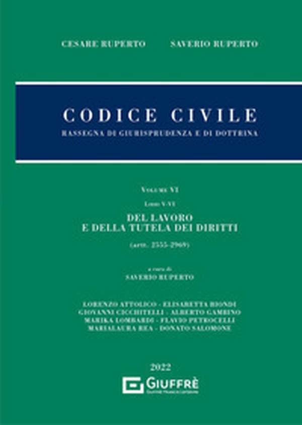 Codice civile. Rassegna di giurisprudenza e di dottrina - Librerie.coop Codice civile. Rassegna di giurisprudenza e di dottrina - Librerie.coop