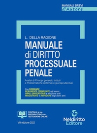 Manuale di diritto processuale penale - Librerie.coop