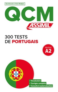 300 tests de Portugais. Niveau A2. QCM - Librerie.coop