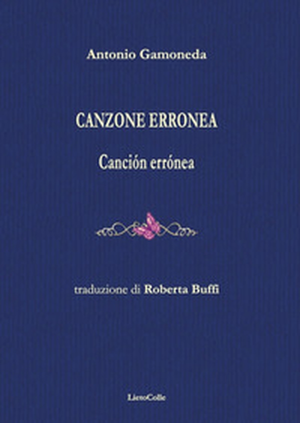 Canzone erronea. Canción errónea - Librerie.coop Canzone erronea. Canción errónea - Librerie.coop
