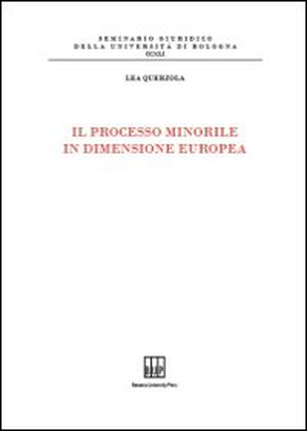 Il processo minorile in dimensione Europa - Librerie.coop Il processo minorile in dimensione Europa - Librerie.coop