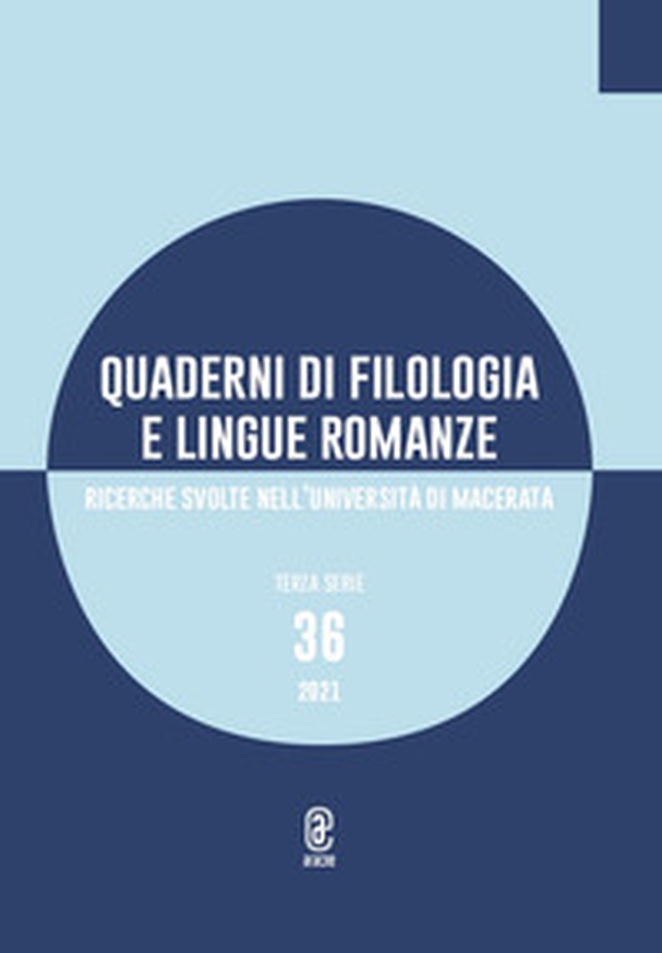Quaderni di filologia e lingue romanze. Ricerche svolte nell'Università di Macerata - Librerie.coop Quaderni di filologia e lingue romanze. Ricerche svolte nell'Università di Macerata - Librerie.coop