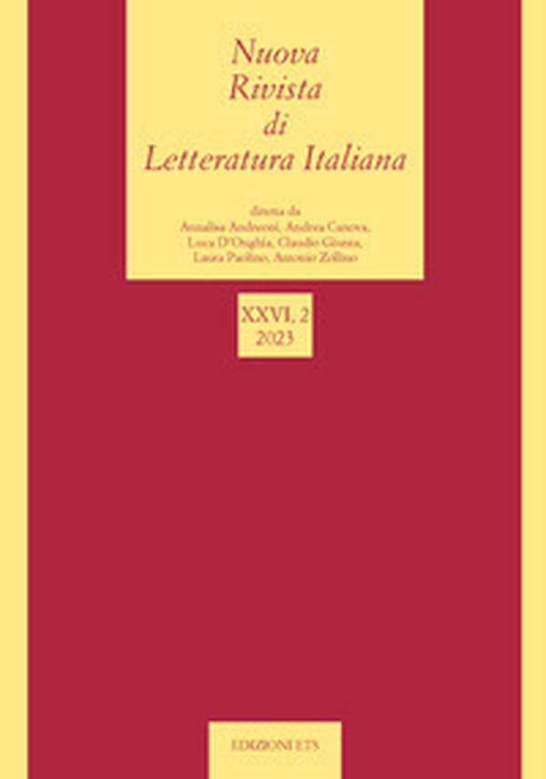 Nuova rivista di letteratura italiana - Vol. 2 - Librerie.coop Nuova rivista di letteratura italiana - Vol. 2 - Librerie.coop