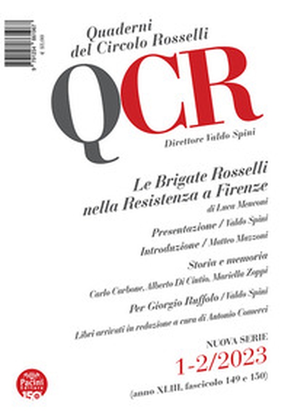 QCR. Quaderni del Circolo Rosselli - Vol. 1-2 - Librerie.coop QCR. Quaderni del Circolo Rosselli - Vol. 1-2 - Librerie.coop