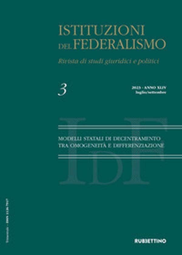 Istituzioni del federalismo. Rivista di studi giuridici e politici - Vol. 3 - Librerie.coop Istituzioni del federalismo. Rivista di studi giuridici e politici - Vol. 3 - Librerie.coop