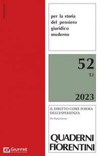 Quaderni fiorentini per la storia del pensiero giuridico moderno - Vol. 53 - Librerie.coop