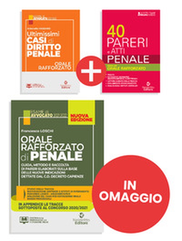 Ultimissimi casi di diritto penale-40 pareri e atti. Penale-Orale rafforzato di penale. Kit Must have - Librerie.coop Ultimissimi casi di diritto penale-40 pareri e atti. Penale-Orale rafforzato di penale. Kit Must have - Librerie.coop