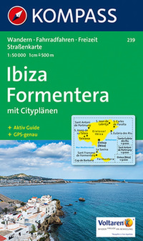 Carta escursionistica n. 239. Ibiza, Formentera 1:50.000 - Librerie.coop Carta escursionistica n. 239. Ibiza, Formentera 1:50.000 - Librerie.coop
