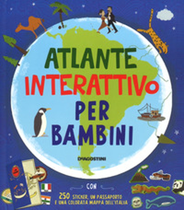 Atlante interattivo per bambini. Con adesivi - Librerie.coop Atlante interattivo per bambini. Con adesivi - Librerie.coop