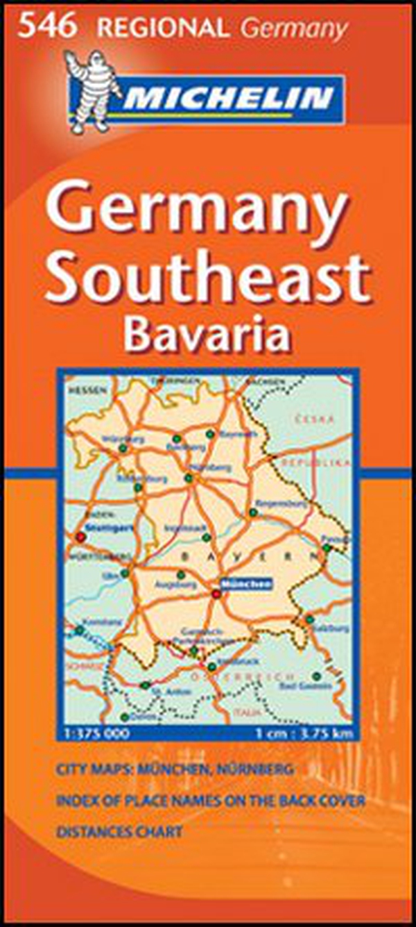 Germany Southeast, Bavaria 1:375.000 - Librerie.coop Germany Southeast, Bavaria 1:375.000 - Librerie.coop