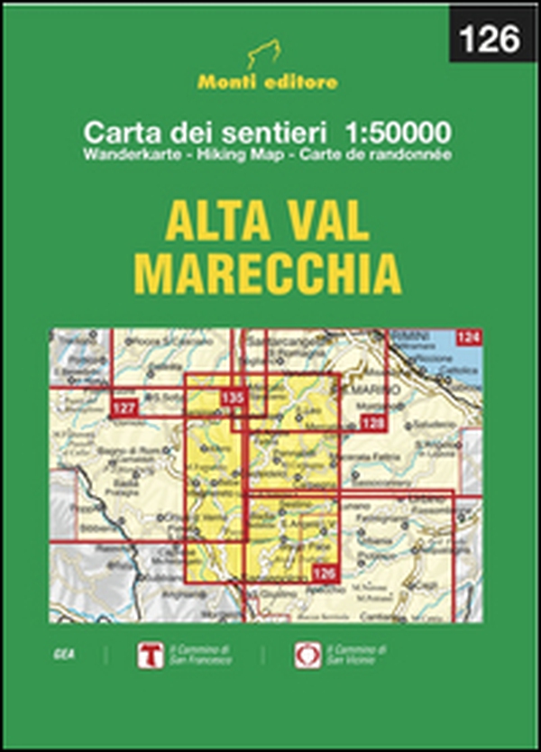 Alta Val Marecchia. Carta dei sentieri 1:50.000 Ediz. multilingue - Librerie.coop Alta Val Marecchia. Carta dei sentieri 1:50.000 Ediz. multilingue - Librerie.coop